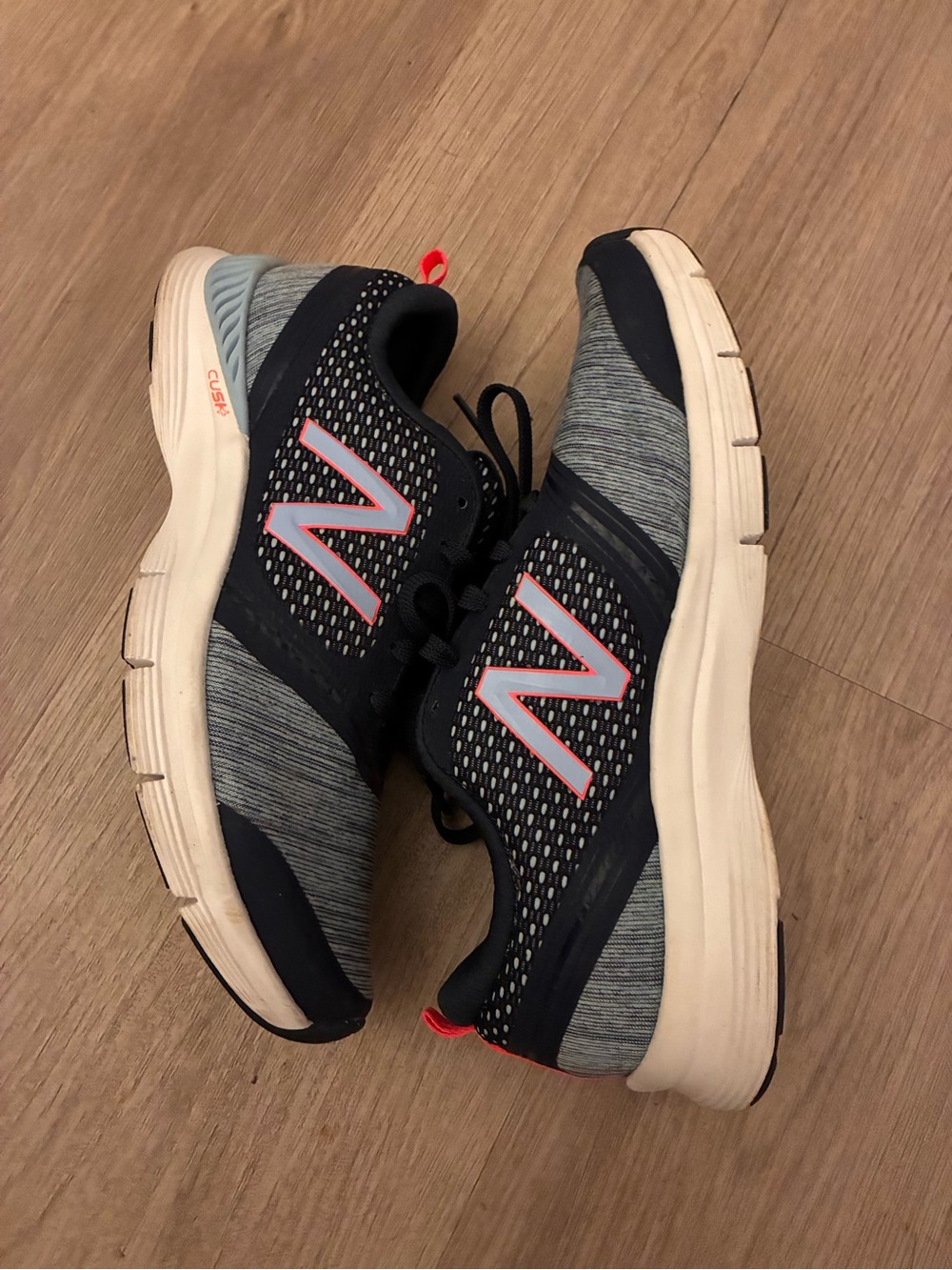 New Balance womems Navy and Gray Athletic Sneakers
